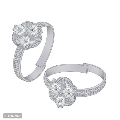 Exclusive New Latest Designs Silver Bichhiya Alloy Toe Ring-thumb0