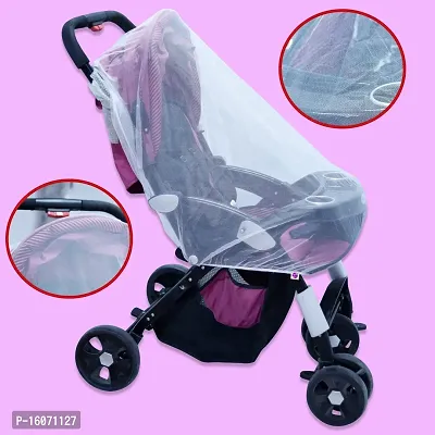 Silver Shine Baby Stroller Mosquito Net Yellow Purple Combo-thumb3
