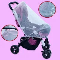 Silver Shine Baby Stroller Mosquito Net Pink Yellow Purple Combo-thumb2