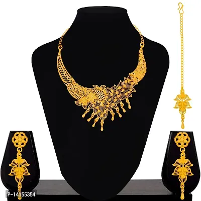 Gold Plated Jewellery Set For Women Looks Gorgeous In Wedding-thumb4