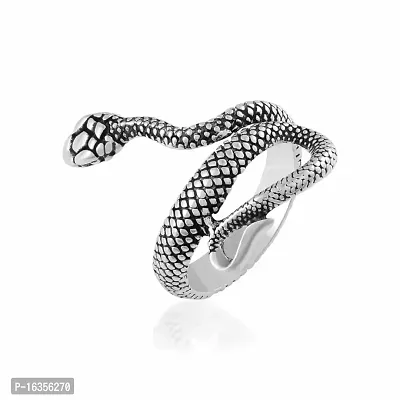 Adjustable Snake ring, Hug Ring, Hippy Snake Ring, Unisex Ring-thumb4