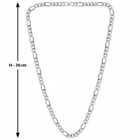 Silver Plated New Trendy Look Designer Chain  Bracelet For Men Boy-thumb3