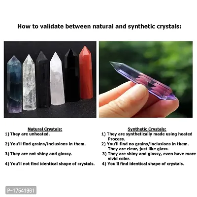 SATYAMANI Natural Energized Original Snow flake Obsidian Healing Point Pendant (Pack of 1 Pc.)-thumb5