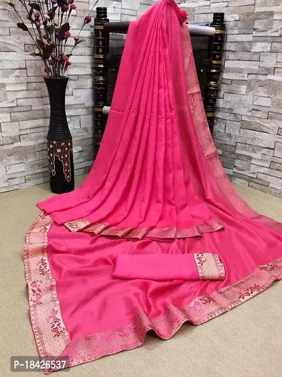 Women Stylish Cotton Silk Ready to Wear (Stitched) Saree