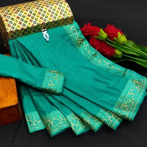 Women Stylish Silk Ready to Wear (Stitched) Saree