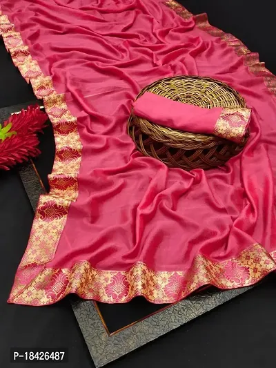 Women Stylish Cotton Silk Ready to Wear (Stitched) Saree