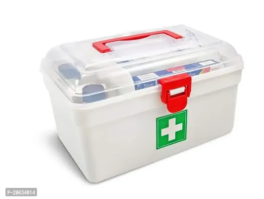 PANTH? Home Medicine Box Home Large Capacity First Aid Kit Medical Box Family Loaded Large Emergency Medicine Storage Box-thumb3