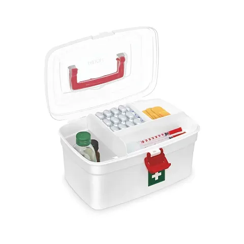 PANTH? Home Medicine Box Home Large Capacity First Aid Kit Medical Box Family Loaded Large Emergency Medicine Storage Box