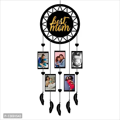 ColorSplash Dream Catcher With Photo Frame For Mother's day gift and Mom Birthday Gift, Wall Hanging, Home Decore (Medium, Best Mom)-thumb0