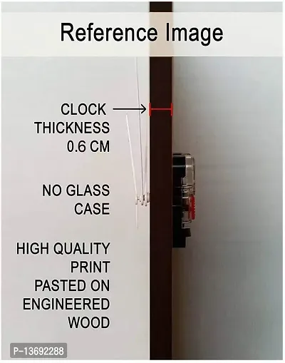 ColorSplash Personalized Photo Clock for Birthday (30x30 cm, Black, Wood)-thumb2