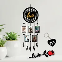 color splash Dream Catcher With Photo Frame  For valantine day gift and Friend Birthday Gift, Wall Hanging, Home Decore-thumb1