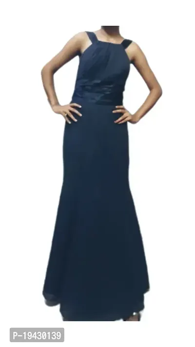 Gown in Blue colour party wear gown-thumb0