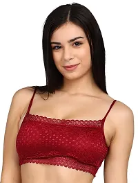 Buy SheBAE Women's Cotton Removable Padded Non-Wired Bralette Bra for Girls  with Lace Design, Comfortable Everyday Use Undergarments - Size 32 /Magenta  Color Online In India At Discounted Prices