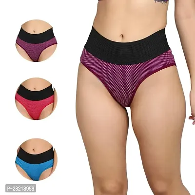 SheBAE? High Waist Hipster Panties for Girls Combo Everyday Panty for Women Combo with Full Coverage-thumb2