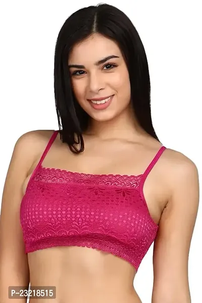 Buy SheBAE Women Undergarments Fancy Lace Net Padded, Removable Pads Non-Wired  Bralette for Girls, Every Day, Daily use Bra Online In India At Discounted  Prices