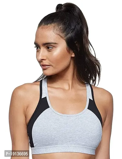 The SHEBAE AthElite B-3 Sports Racer back  padded Bra: a perfect blend of style, comfort, and support for women and girls who lead an active lifestyle.-thumb0