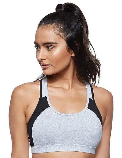 The SHEBAE AthElite B-3 Sports Racer back padded Bra: a perfect blend of style, comfort, and support for women and girls who lead an active lifestyle.