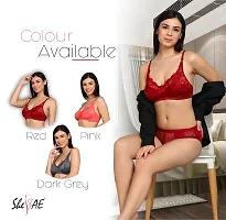 Shebae Honeymoon Bra and Panty Set is ideal for girls and women who appreciate style and comfort.-thumb3