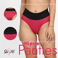 SheBAE? High Waist Hipster Panties for Girls Combo Everyday Panty for Women Combo with Full Coverage-thumb3