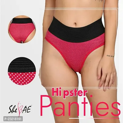 SheBAE? High Waist Hipster Panties for Girls Combo Everyday Panty for Women Combo with Full Coverage-thumb4