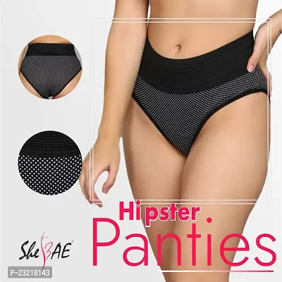 SheBAE? High Waist Hipster Panties for Girls Combo Everyday Panty for Women Combo with Full Coverage-thumb5