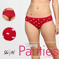 SheBAE Little Hearts Anti-Bacterial Womens Underwear 3 Colors Panty Combo-thumb4