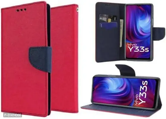 Trendy  Flip Cover Compatible for Vivo Y33s 5G Flip Cover-thumb2