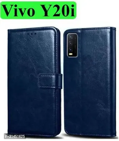 Trendy Soft TPU Silicone Flip Cover Compatible for Vivo Y20i Back Cover