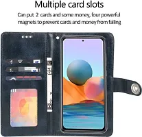 Stylish Flip Cover Compatible for Mi Redmi Note 10 pro-thumb1