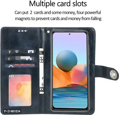 Stylish Flip Cover Compatible for Mi Redmi Note 10 pro-thumb2