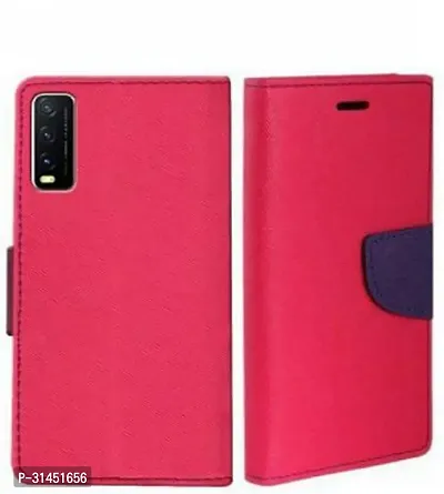 Trendy Soft TPU Silicone Flip Cover Compatible for Vivo Y20G