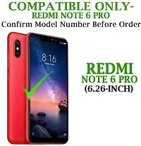 Stylish Flip Cover Compatible for Mi Redmi Note 6 Pro-thumb1