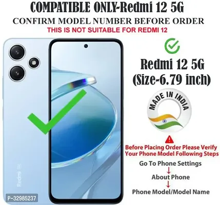 Flip Cover REDMI 12 5G Flip Cover MZB0EQGIN Flip Cover MZB0EZFIN Flip Cover MZB0EPPIN Flip Cover MZB0EZFININ|23076RN4BI-thumb2