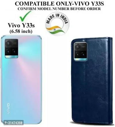 Trendy  Flip Cover Compatible for Vivo Y33s 5G Flip Cover-thumb2