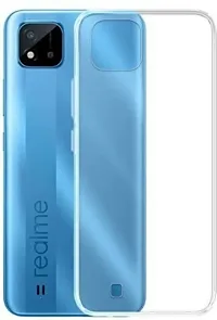 Back Cover Realme C20A OG Premium TPU Back Cover Transparent-thumb1