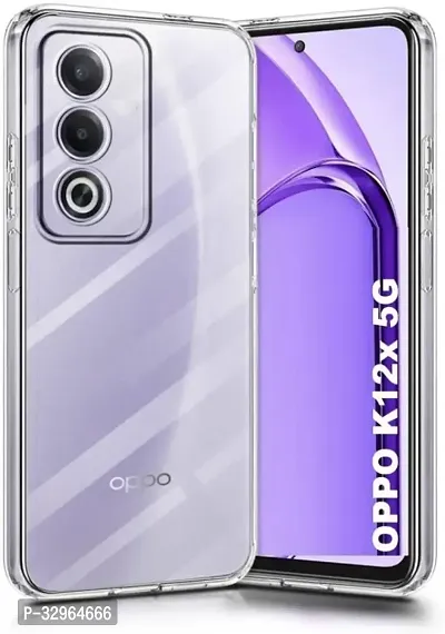 Rahishi Back Cover for Oppo K12X 5G Back Cover (Transparent)-thumb2