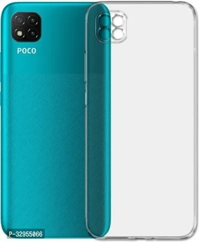 Back Cover Poco C3 OG Premium TPU Back Cover Transparent-thumb0