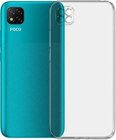 OO LALA JI Crystal Clear for Redmi Poco C3 Back Cover Transparent