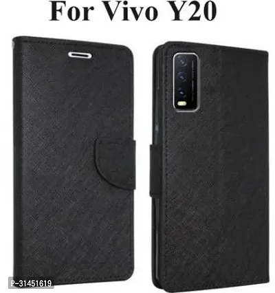 Trendy Soft TPU Silicone Flip Cover Compatible for Vivo Y20 Back Cover