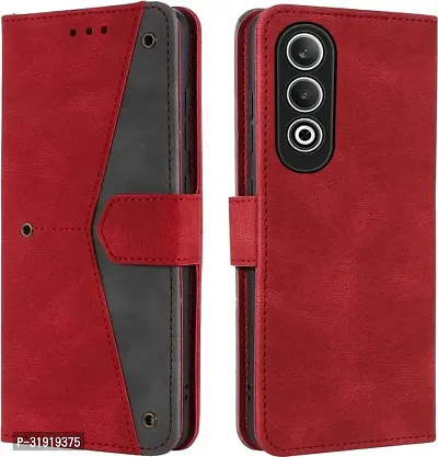 Stylish Solid Flip Cover for OPPO K12x 5G-thumb0