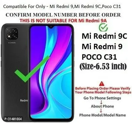 Stylish Flip Cover Compatible for Mi Redmi 9 Power-thumb2