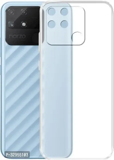 Back Cover Realme narzo 50A OG Premium TPU Back Cover Transparent-thumb0