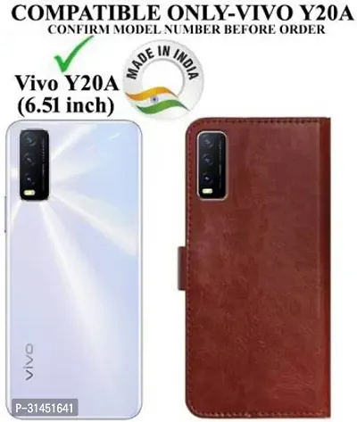 Trendy Soft TPU Silicone Flip Cover Compatible for Vivo Y20A Back Cover-thumb2