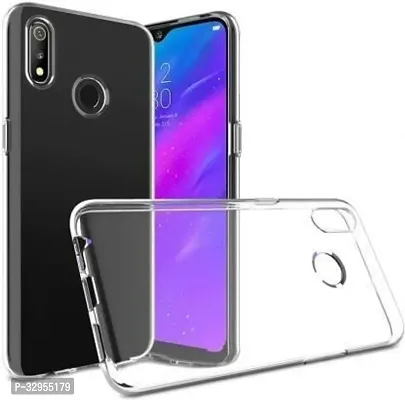 Back Cover Realme 3 Pro OG Premium TPU Back Cover Transparent-thumb0