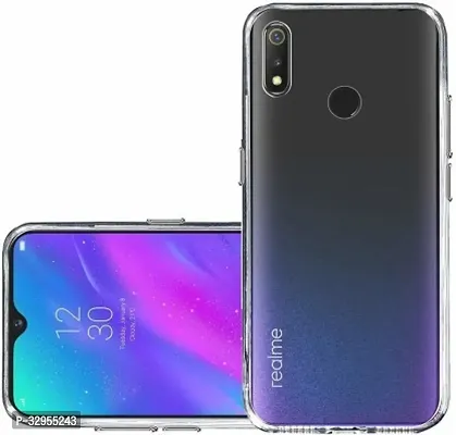 Back Cover Realme 3 OG Premium TPU Back Cover Transparent-thumb2