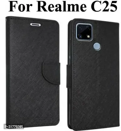 Trendy Flip Cover Compatible for Realme C25 Back Cover