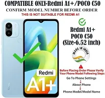 Stylish Flip Cover Compatible for Mi Redmi A1 Plus-thumb1