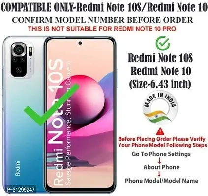 Stylish Flip Cover Compatible for Mi Redmi Note 10-thumb2