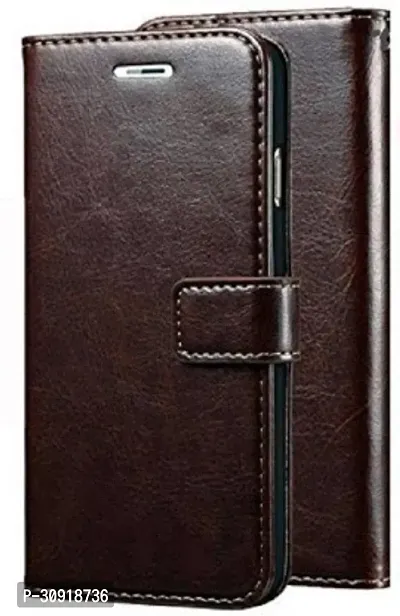 Stylish Artificial Leather Flip Cover For Smartphone-thumb3