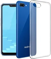 Back Cover Realme C1 OG Premium TPU Back Cover Transparent-thumb2